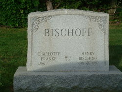 Charlotte <I>Franke</I> Bischoff 