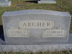 Bertha Lena <I>Williams</I> Archer 