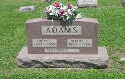 Bertha Ann <I>Gaver</I> Adams 