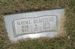 Mary E. “Mayme” <I>Lillard</I> Bumstead 