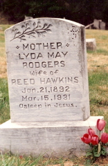 Lyda May <I>Rogers</I> Hawkins 