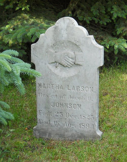 Martha <I>Haagensdatter Larson</I> Johnson 