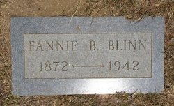 Mary Frances “Fannie” <I>Burnet</I> Blinn 