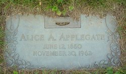 Alice Ada <I>Clegg</I> Applegate 