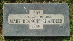 Mary Blanche <I>Curtis</I> Chandler 