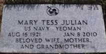 Mary Theresa “Tess” <I>Prescott</I> Julian 