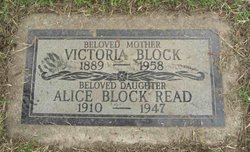 Alice <I>Block</I> Read 