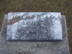 Edna Lee <I>DeLoach</I> Anderson 