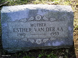 Esther <I>vandenBerg</I> VanDerAa 