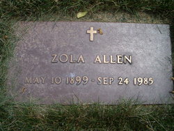 Zola Ann <I>Williams</I> Allen 