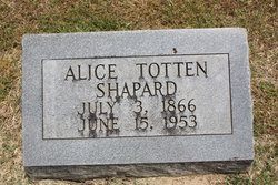 Alice <I>Totten</I> Shapard 