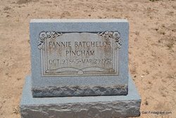 Fannie Alabama Jane <I>Batchelor</I> Pincham 