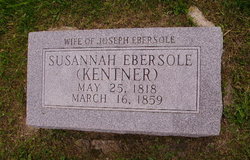Susanna <I>Kentner</I> Ebersole 