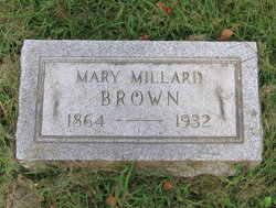 Mary <I>Millard</I> Brown 