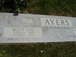 Betty Lou <I>Conner</I> Ayers 