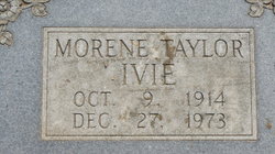 Myrtle Morene <I>Taylor</I> Ivie 