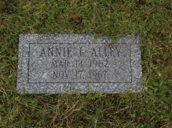 Annie L <I>Hoffses</I> Alley 