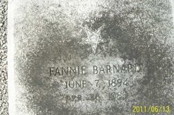 Fannie Barnard 