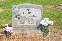 Alma <I>Walker</I> Ferrington 