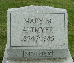 Mary M <I>Brown</I> Altmyer 