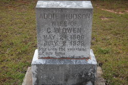 Addie <I>Hudson</I> Owen 