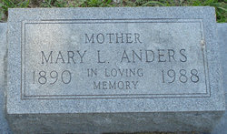 Mary Lue <I>Mosier</I> Anders 