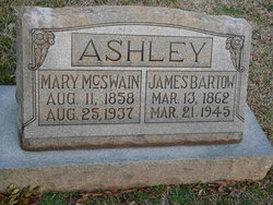 Mary Ellen Lucinda <I>McSwain</I> Ashley 