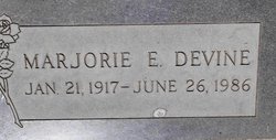 Marjorie E Devine 