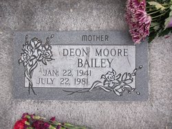 Deon <I>Moore</I> Bailey 