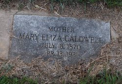 Mary Eliza <I>Bross</I> Caldwell 