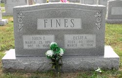 Elsie Mae <I>Allen</I> Fines 