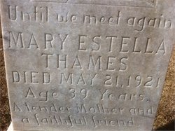 Mary Estella <I>Lambert</I> Thames 