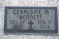 Geraldine Maxine <I>Garriott</I> Bennett 