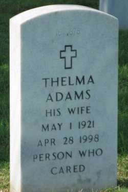 Thelma <I>Adams</I> Hill 