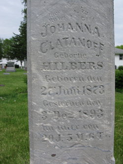 Johanna <I>Hilbers</I> Clatanoff 