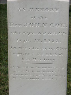 Rev John Coe Jr.