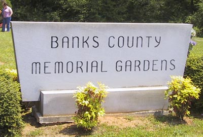 Banks County Memorial Gardens