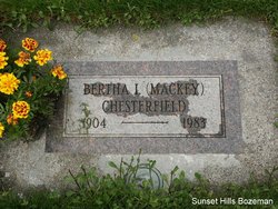 Bertha Irene <I>Mackey</I> Chesterfield 