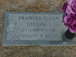 Susan Frances <I>King</I> Giddings 