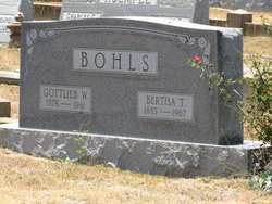 Bertha <I>Timmerman</I> Bohls 