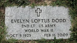 2LT Evelyn <I>Loftus</I> Dodd 