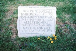 Nancy <I>Johnson</I> Bonsall 