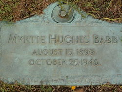 Myrtie <I>Hughes</I> Babb 