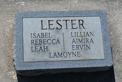 Isabel “Isabella” Lester 