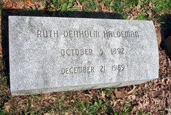 Ruth Irene <I>Denholm</I> Haldeman 