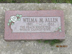 Wilma May <I>Wofford</I> Allen 