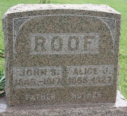 Alice Jane <I>Fouts</I> Roof 