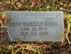 Ruth Isabelle <I>Day</I> Akers 