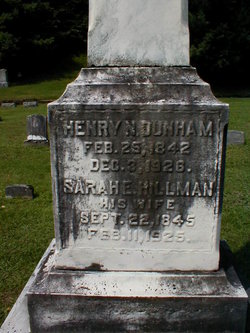 Sarah E. <I>Hillman</I> Dunham 