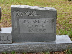 Ida Jane <I>Fore</I> Campbell 